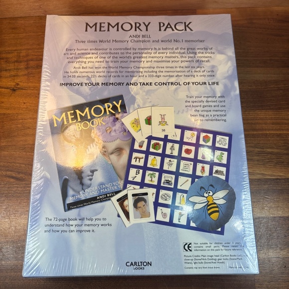 Memory Pack Master Your Memory by Andi Bell Box Set Carlton Books - Picture 3 of 7